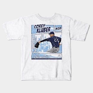 Corey Kluber Tampa Bay Comic Kids T-Shirt